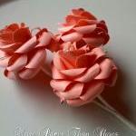 Handmade Paper Roses Stems - Diy - Bouquets -..